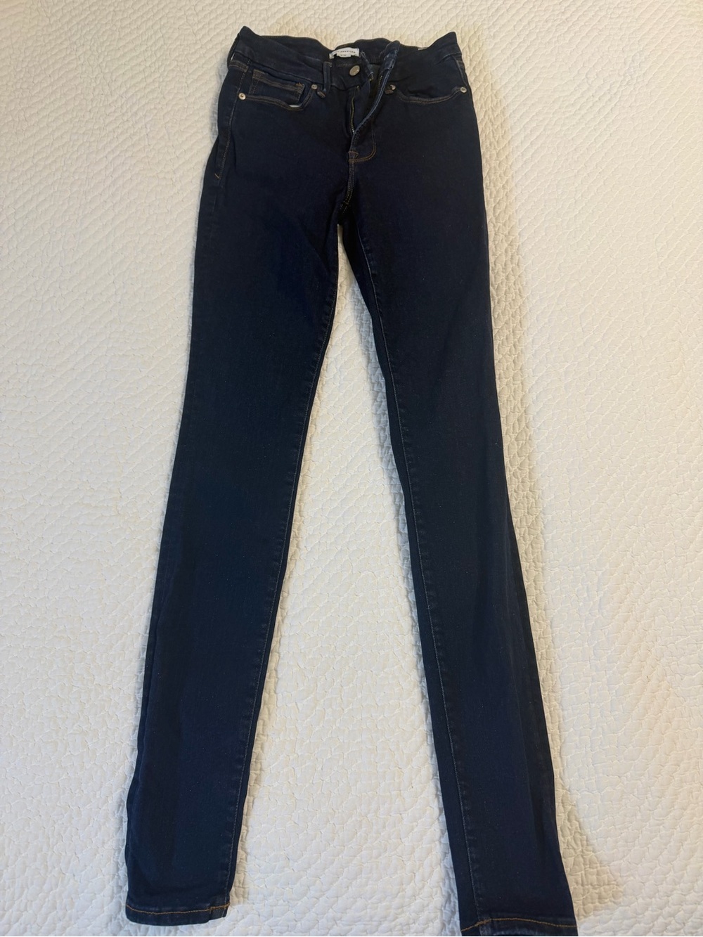 Good American Good Legs Dark Wash Skinny Jeans Size 6-12 Stretch Denim